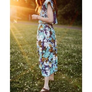 NWOT Liz Alig handmade set, 100% preshrunk cotton, XL